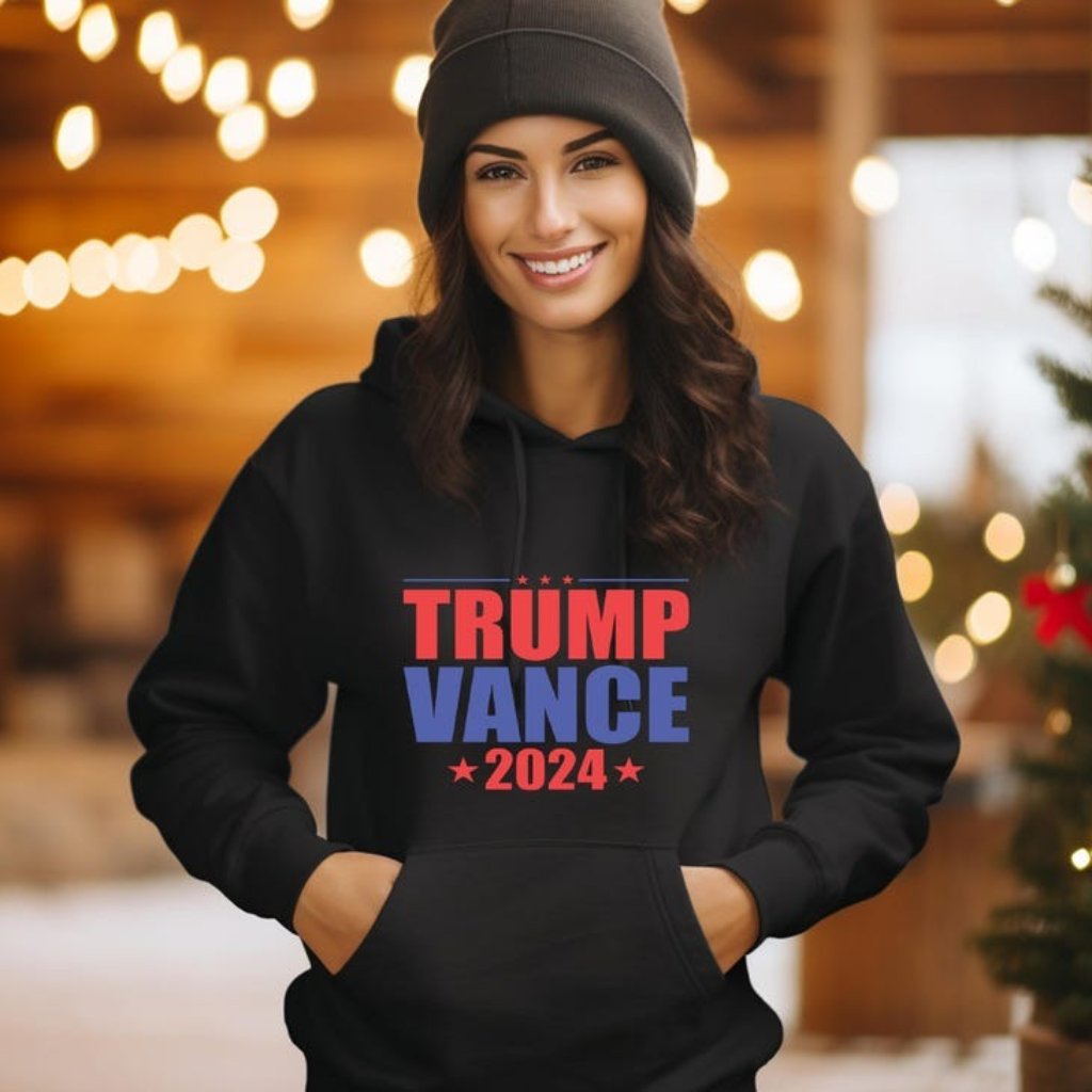Trump Vance Hoodie-Trump 2024 - Trump Assassination- 2024 Election - Trump 2024